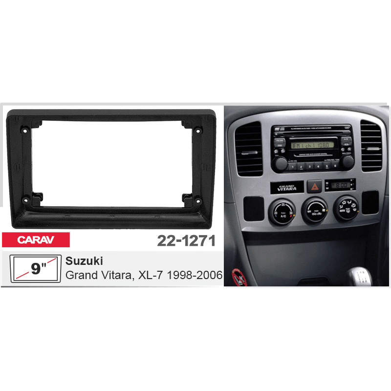 Adapter frame for Suzuki Grand Vitara, XL-7 Carav 22-1271