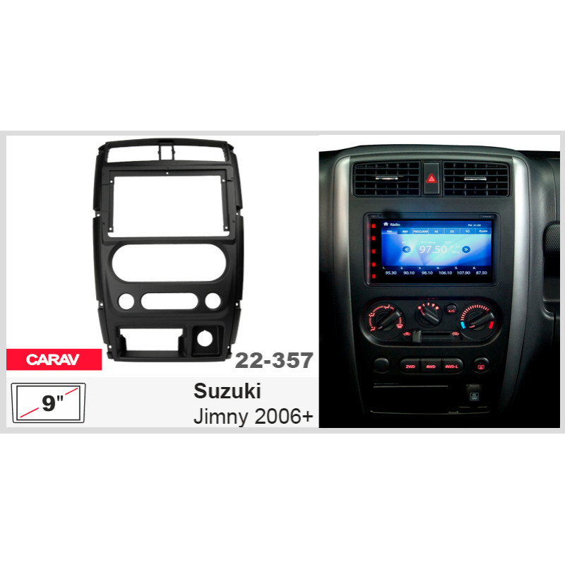 Přechodový rámeček pro Suzuki Jimny Carav (22-357)
