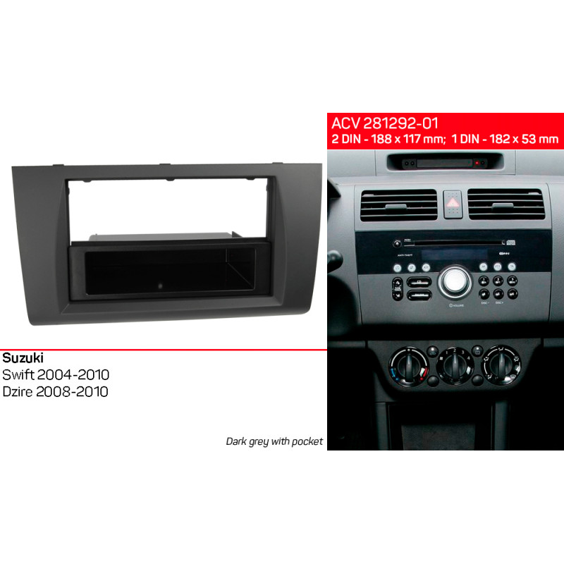 Ramka przejściowa do Suzuki Swift ACV 281292-01