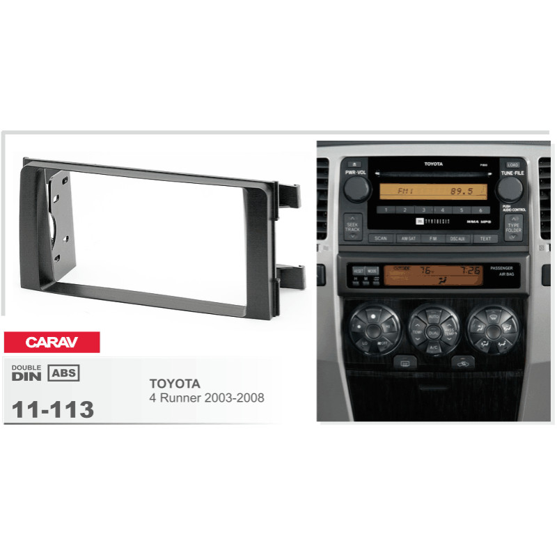 Adapter frame for Toyota 4Runner Carav 11-113
