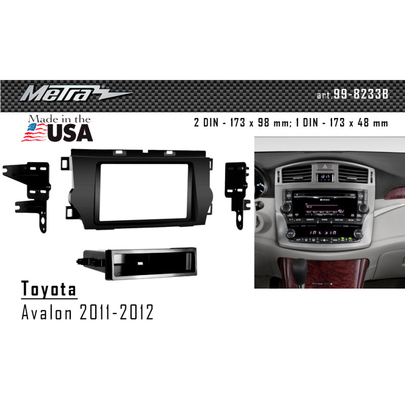 Estructura de transición para Toyota Avalon Metra (99-8233B).