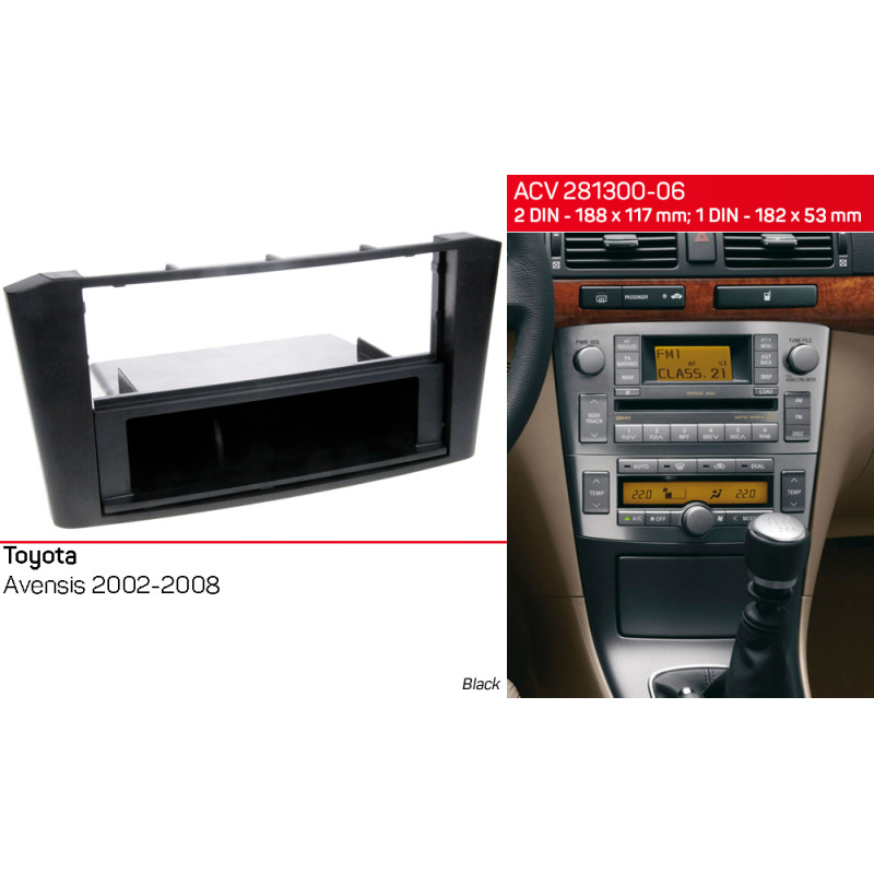 Přechodová rámeček pro Toyota Avensis ACV 281300-06