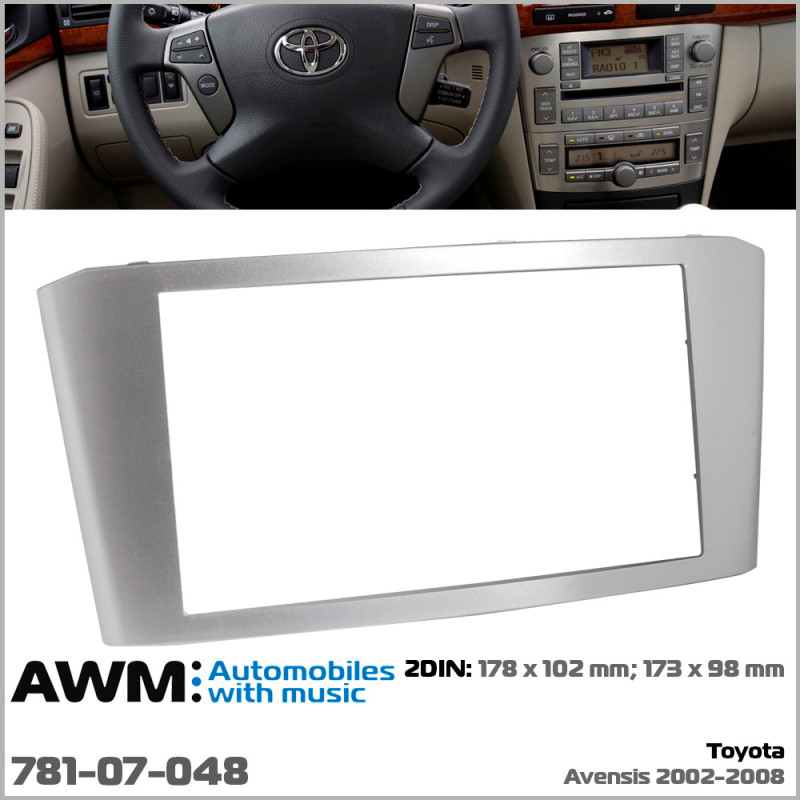 Adapter frame for Toyota Avensis AWM 781-07-048