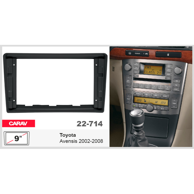 Adapter frame for Toyota Avensis Carav 22-714