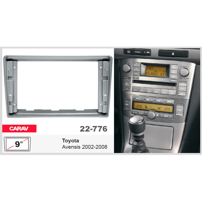 Adapter frame for Toyota Avensis Carav 22-776