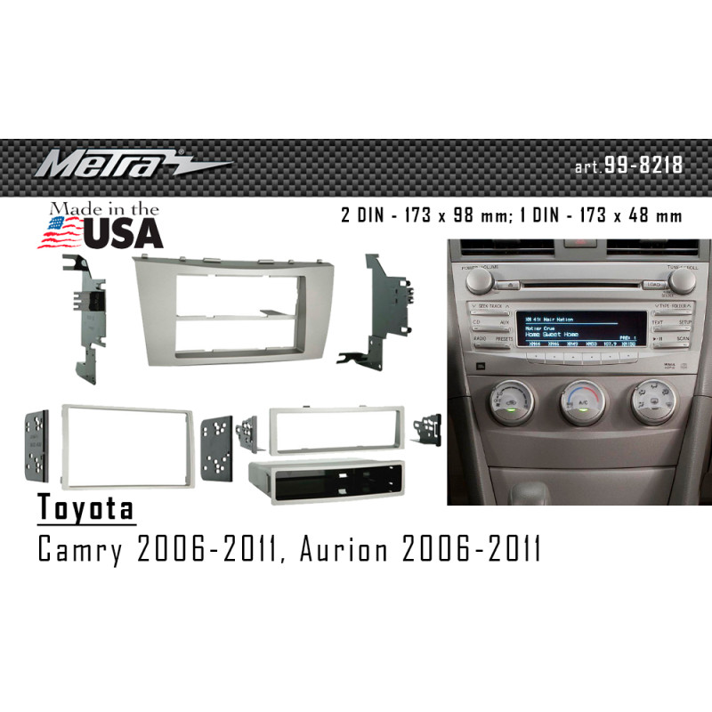 Adapter frame for Toyota Camry, Aurion Metra 99-8218