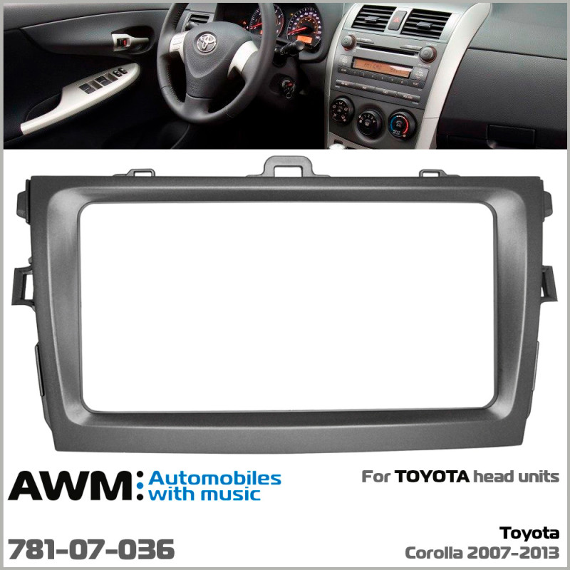 Adapter frame for Toyota Corolla AWM 781-07-036