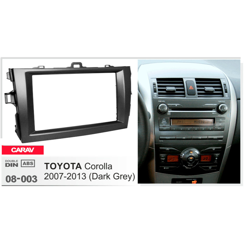 Adapter frame for Toyota Corolla Carav 08-003