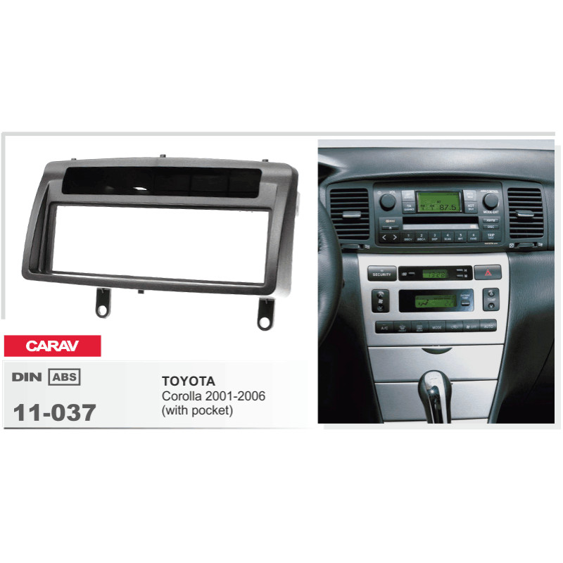 Adapter frame for Toyota Corolla Carav 11-037