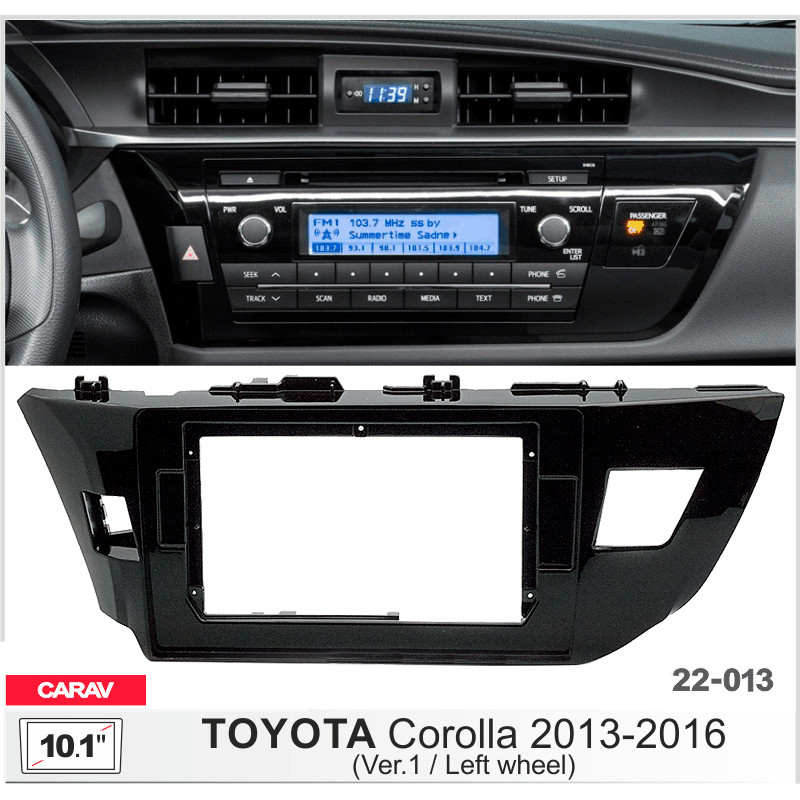 Adapter frame for Toyota Corolla Carav 22-013