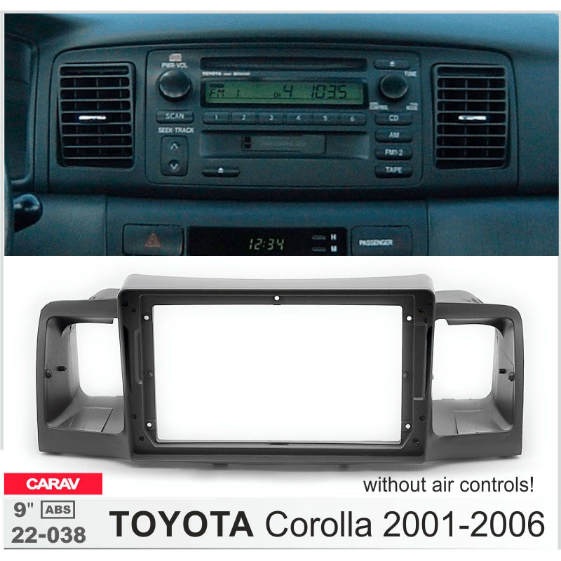 Adapter frame for Toyota Corolla Carav 22-038