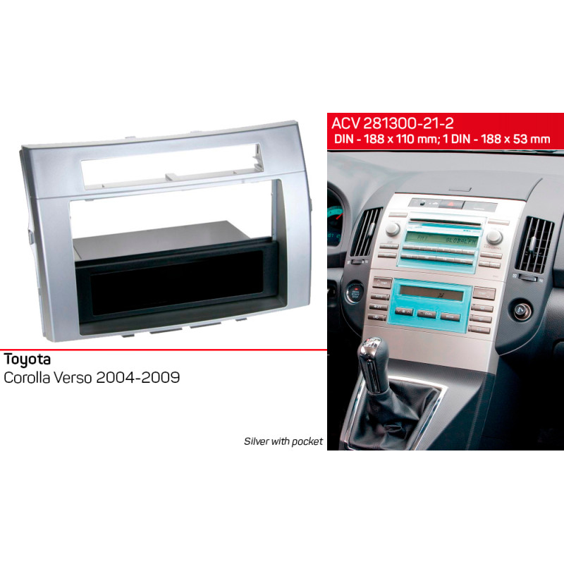 Adapter frame for Toyota Corolla Verso ACV 281300-21-2