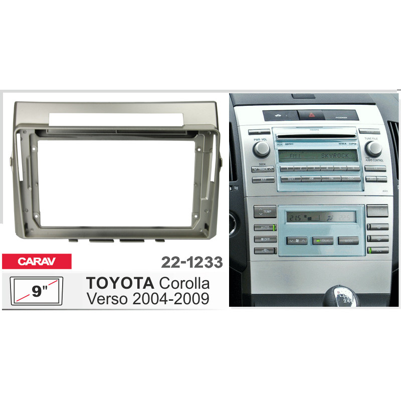 Adapter frame for Toyota Corolla Verso Carav 22-1233