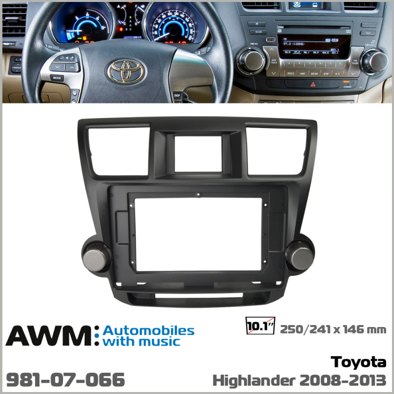 Adapter frame for Toyota Highlander AWM 981-07-066
