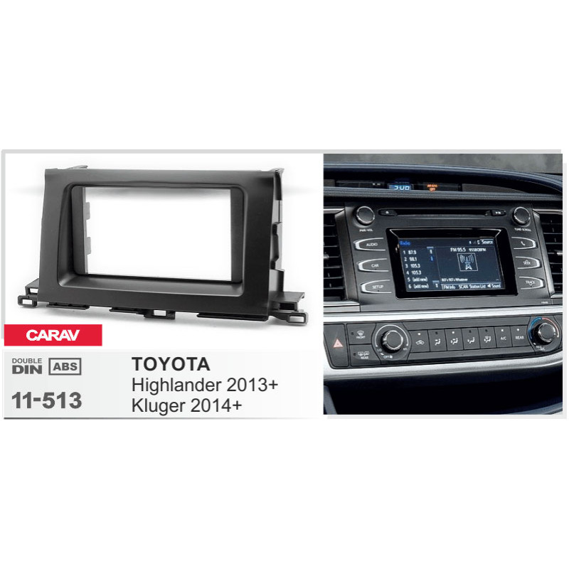 Adapter frame for Toyota Highlander Carav 11-513
