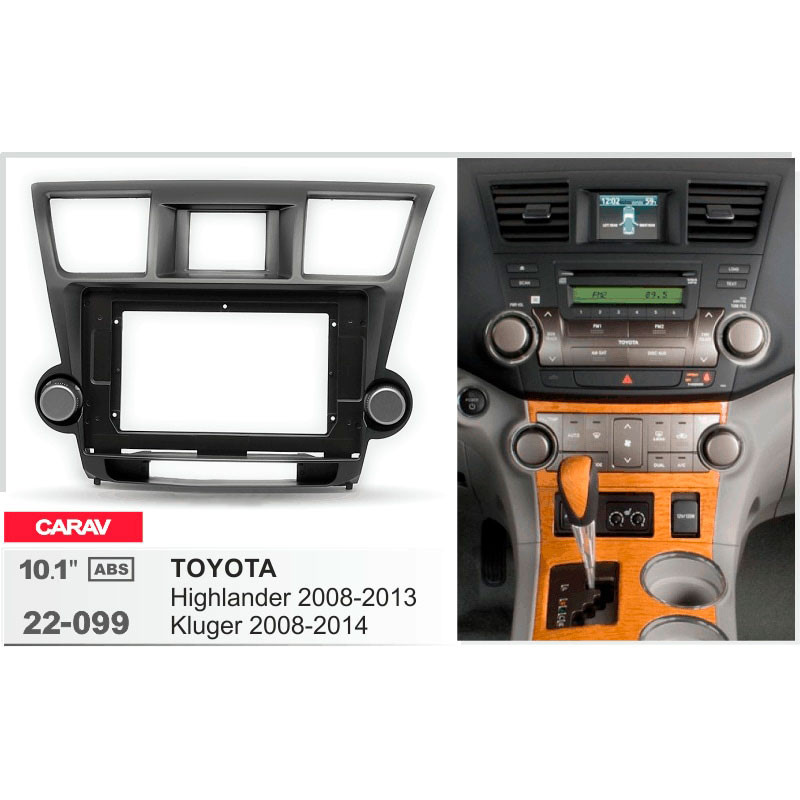 Adapter frame for Toyota Highlander Carav 22-099