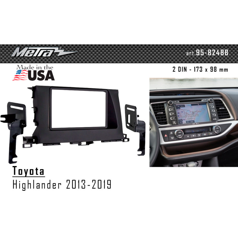Adapter frame for Toyota Highlander Metra 95-8248B