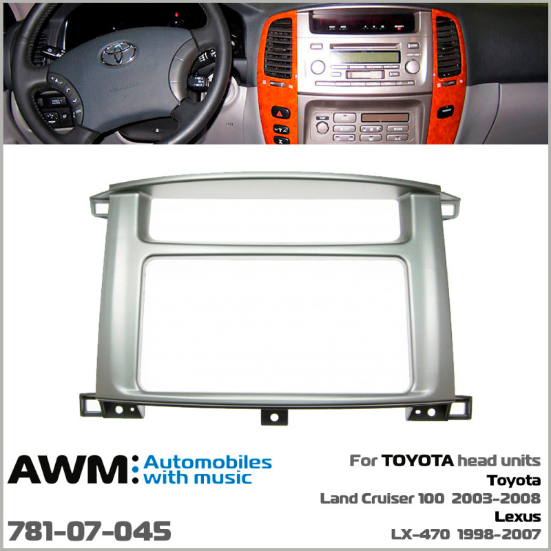 Adapter frame for Toyota Land Cruiser, Lexus LX 470 AWM 781-07-045