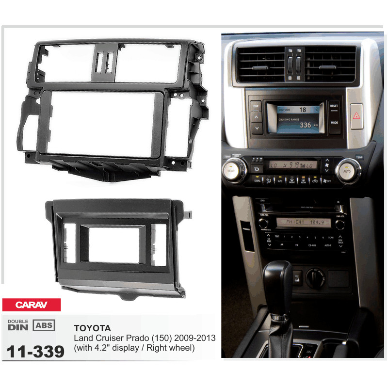 Adapter frame for Toyota Land Cruiser Prado 150 Carav 11-339