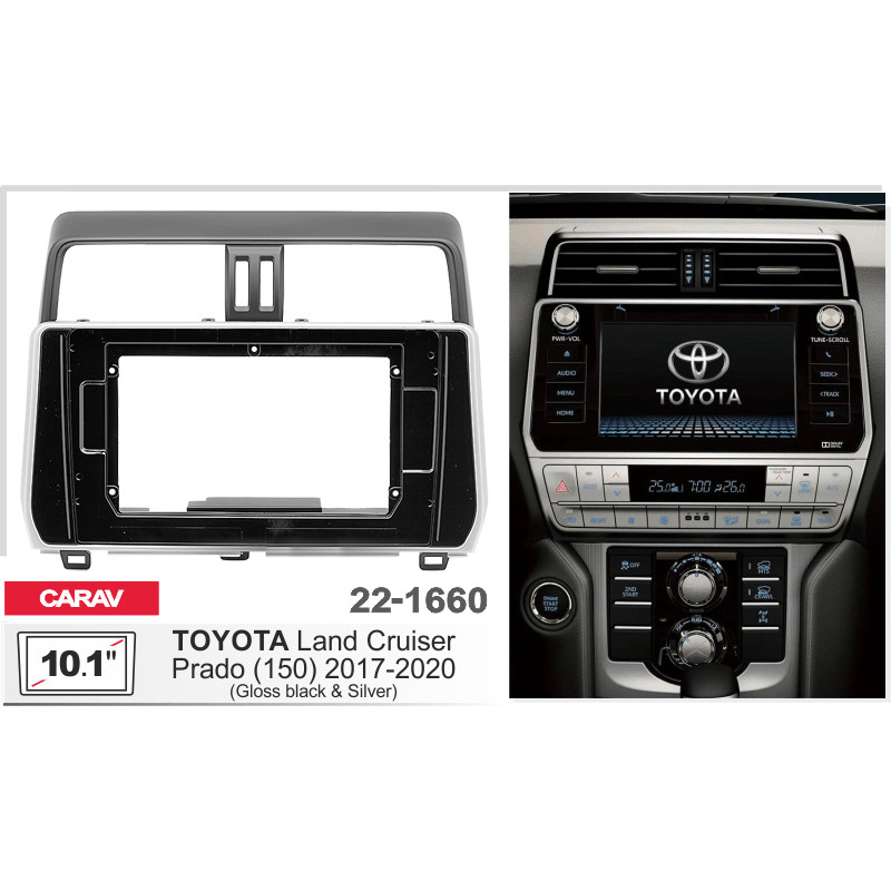 Adapter frame for Toyota Land Cruiser Prado Carav 22-1660