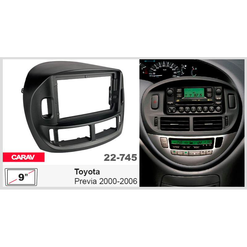 Adapter frame for Toyota Previa Carav 22-745