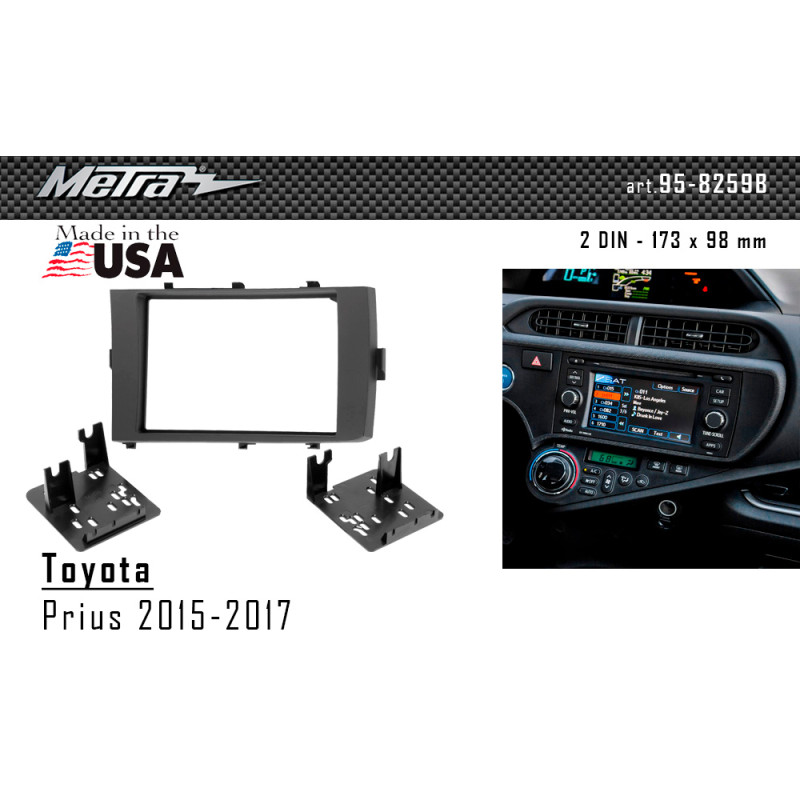 Adapter frame for Toyota Prius C Metra 95-8259B