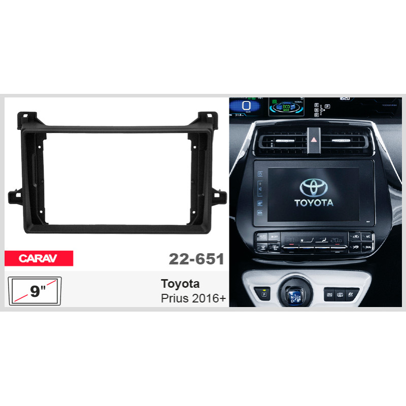 Adapter frame for Toyota Prius Carav 22-651