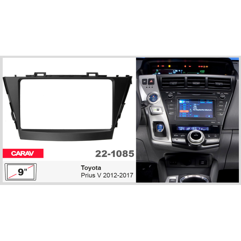 Adapter frame for Toyota Prius V Carav 22-1085
