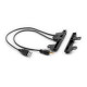 Adapter frame for Toyota with USB and AUX extender Carav 11-712