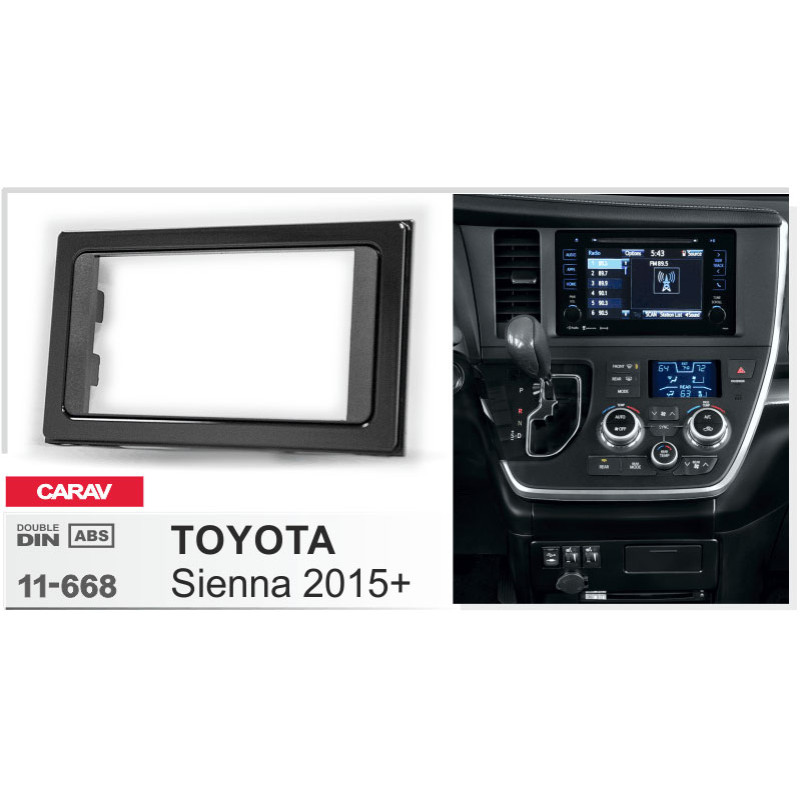 Adapter frame for Toyota Sienna Carav 11-668