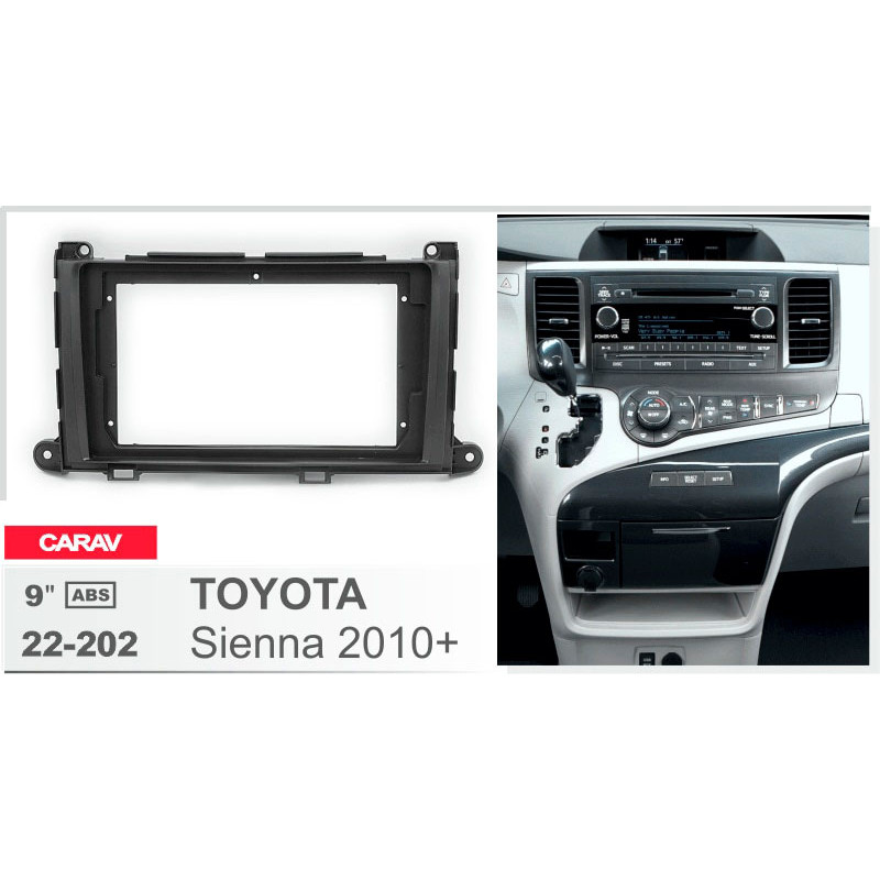 Adapter frame for Toyota Sienna Carav 22-202