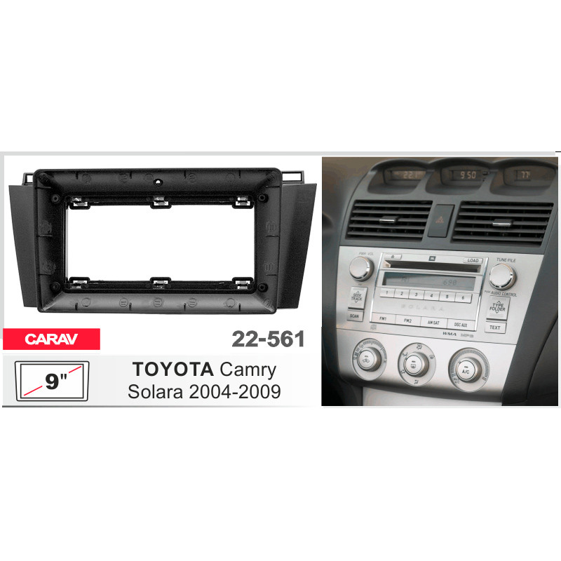 Adapter frame for Toyota Solara Carav 22-561