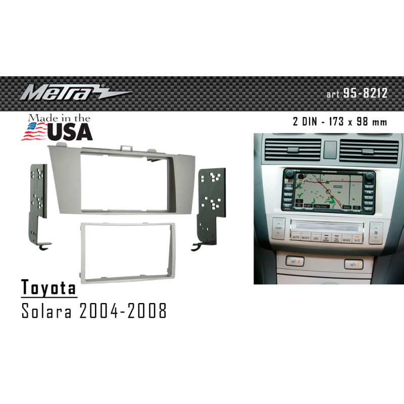 Adapter frame for Toyota Solara Metra 95-8212