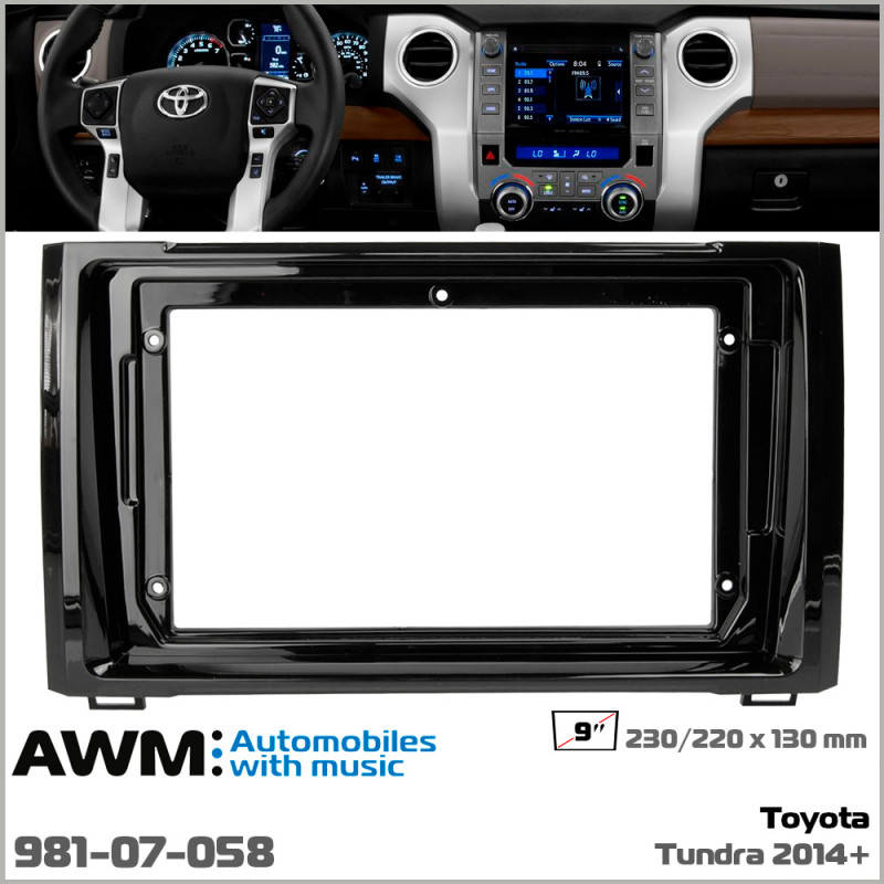 Adapter frame for Toyota Tundra AWM 981-07-058