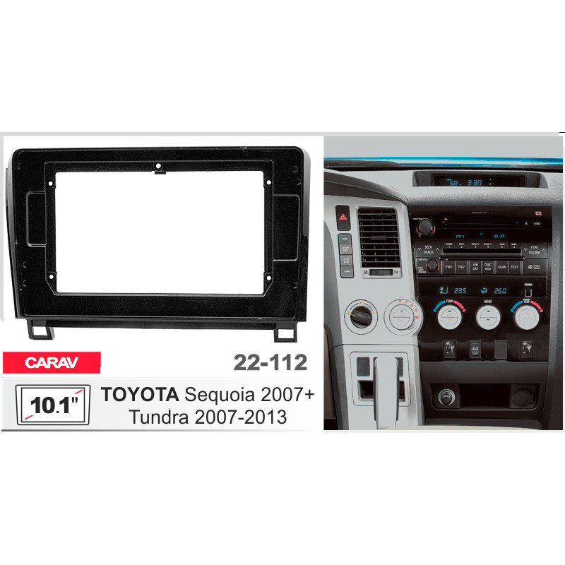 Adapter frame for Toyota Tundra, Sequoia Carav 22-112