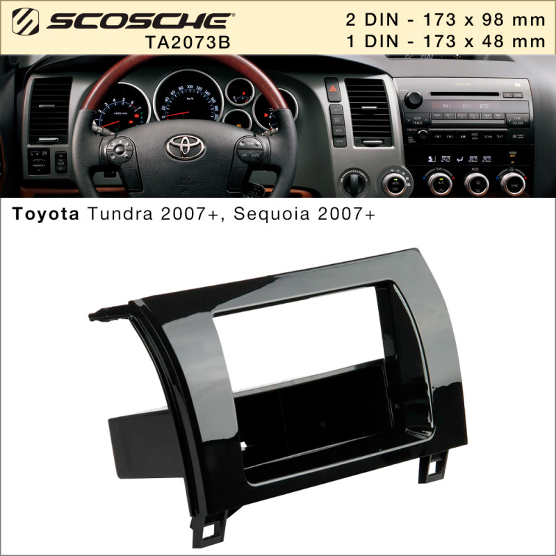 Adapter frame for Toyota Tundra, Sequoia Scosche TA2073B