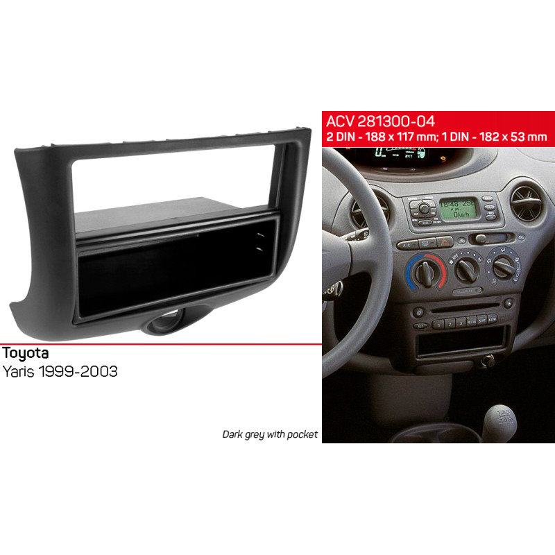 Adapter frame for Toyota Yaris ACV 281300-04