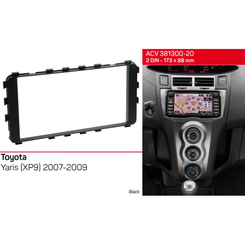 Ramka przejściowa do Toyota Yaris (kod ACV 381300-20)