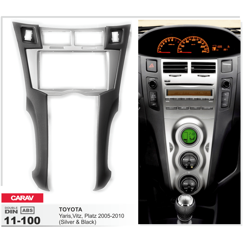 Adapter frame for Toyota Yaris Carav 11-100