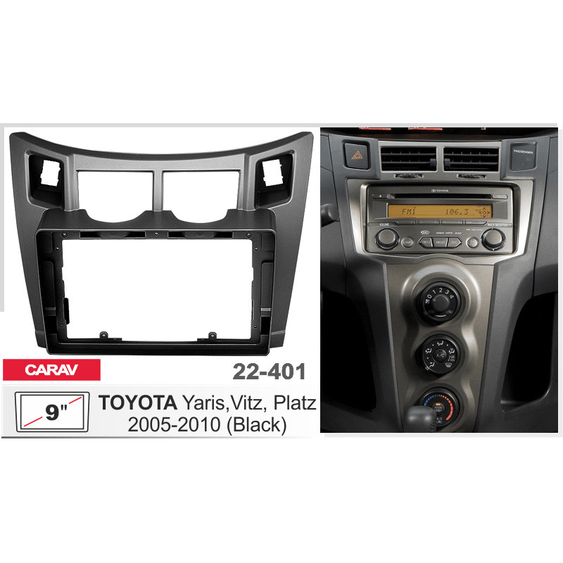 Adapter frame for Toyota Yaris Carav 22-401