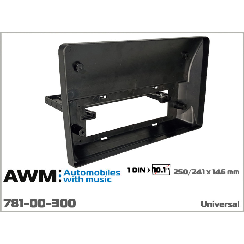 Universal adapter frame 1 DIN for 10.1" AWM 781-00-300
