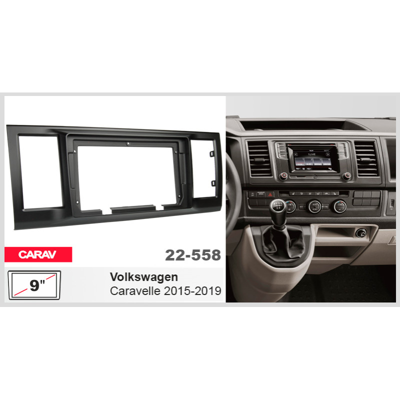 Adapter frame for Volkswagen Caravelle Carav 22-558