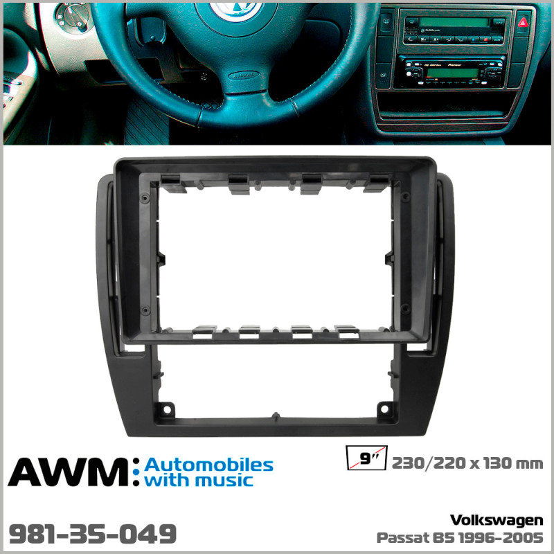 Adapter frame for Volkswagen Passat B5 AWM 981-35-049
