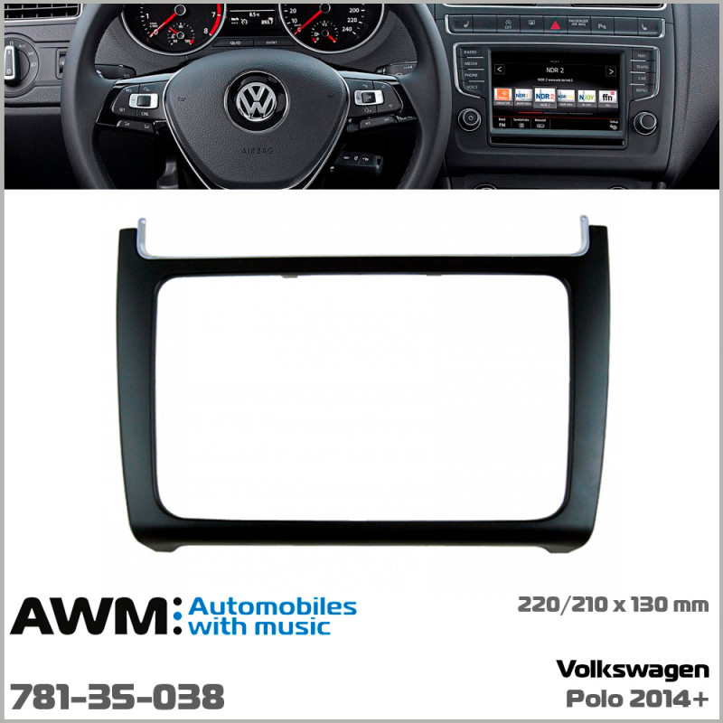 Adapter frame for Volkswagen Polo AWM 781-35-038