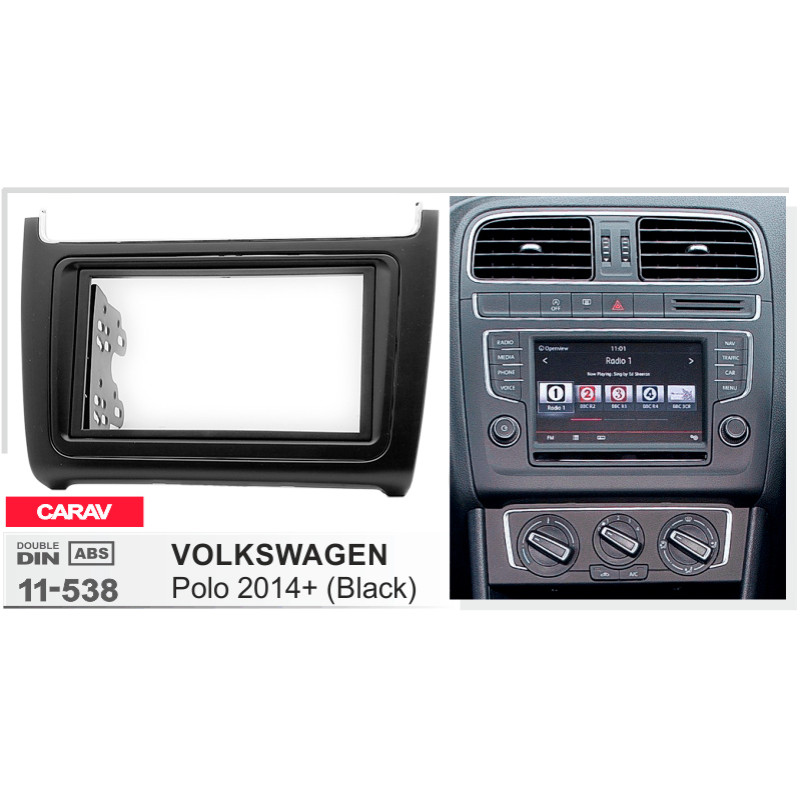 Adapter frame for Volkswagen Polo Carav 11-538