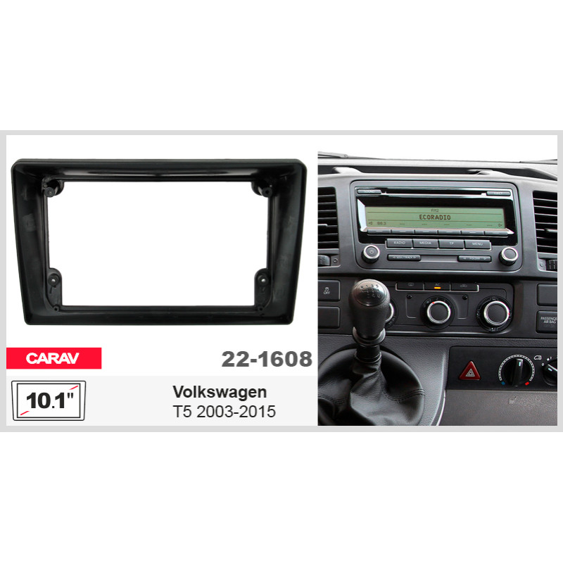 Adapter frame for Volkswagen (T5) Caravelle, Multivan, Transporter Carav 22-1608