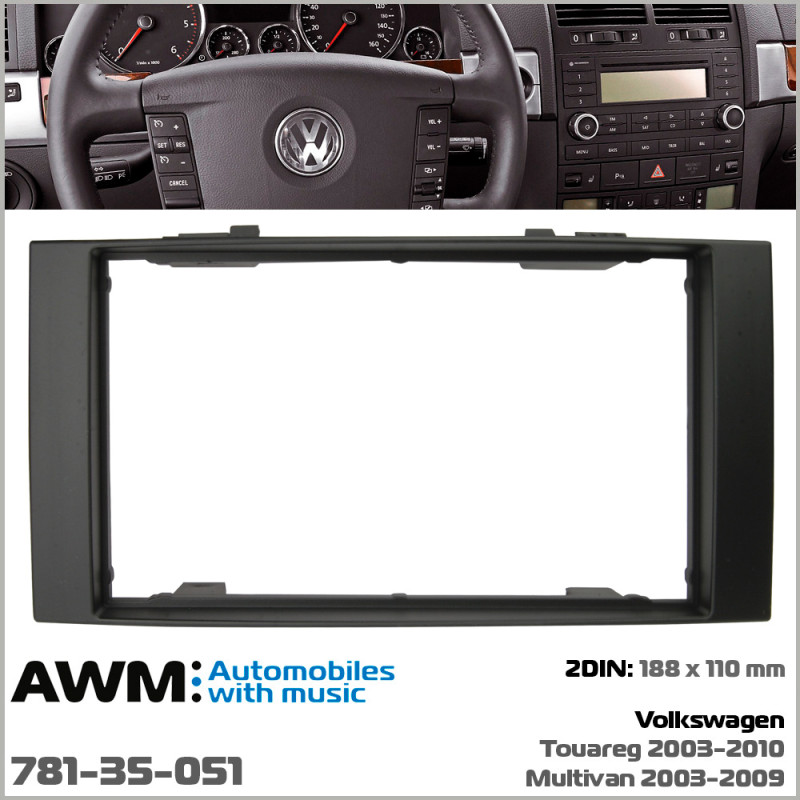 Adapter frame for Volkswagen Touareg, Multivan AWM 781-35-051