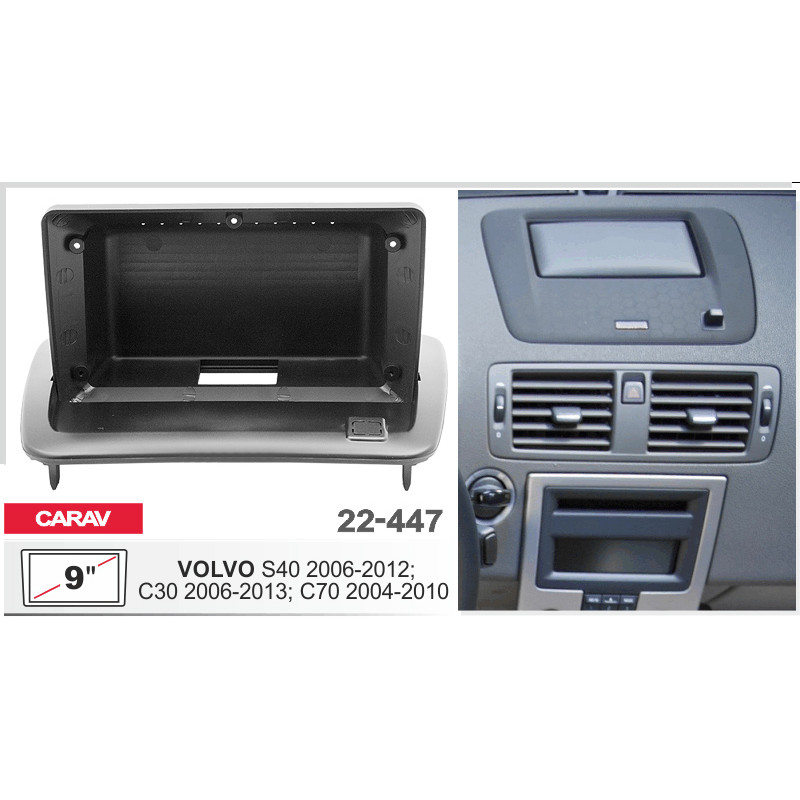 Adapter frame for Volvo S40, C30, C70 Carav 22-447