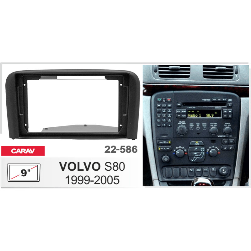 Adapter frame for Volvo S80 Carav 22-586