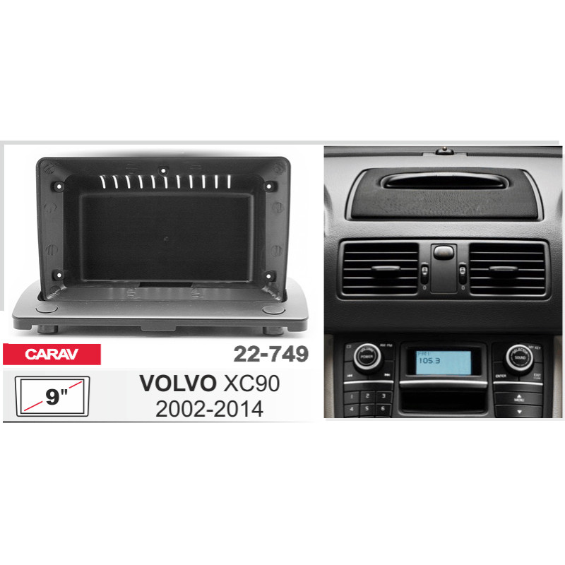 Adapter frame for Volvo XC90 Carav 22-749